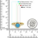 Round Flower Vintage Style Gold Ring