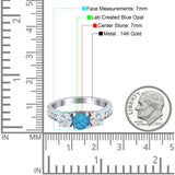 Three Stone Round CZ Gold Ring