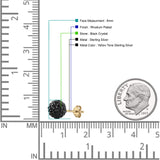Full Ball Stud Earring
