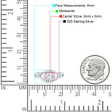 Infinity Oval Natural Stone Evil Eye Halo Ring