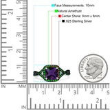 Art Deco Cushion Cut Halo Infinity Twist Ring