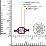 Art Deco Cushion Cut Halo Infinity Twist Ring