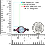 Art Deco Cushion Cut Halo Infinity Twist Ring