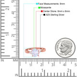 Three Stone Oval Ring