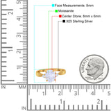 Three Stone Oval Ring