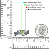 Heart Leaf Art Deco Ring