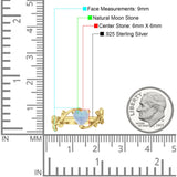 Heart Leaf Art Deco Ring