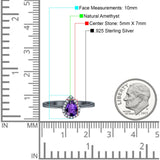 Pear Teardrop Halo Solitaire Ring