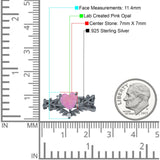 Two Piece Heart CZ Ring