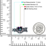 Two Piece Heart CZ Ring