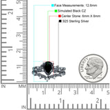 Two Piece Pear CZ Ring