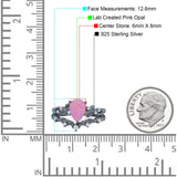Two Piece Pear CZ Ring