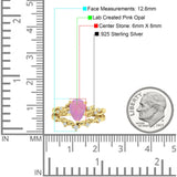 Two Piece Pear CZ Ring