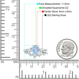 Two Piece Oval CZ Ring