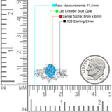 Two Piece Oval CZ Ring