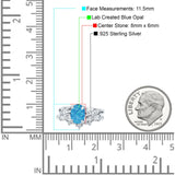 Two Piece Oval CZ Ring