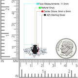 Two Piece Oval Natural Stone Chevron Rings