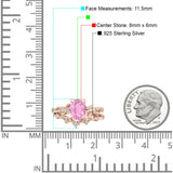 Two Piece Oval CZ Ring