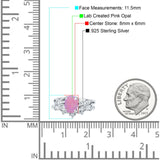 Two Piece Oval CZ Ring