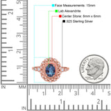 Art Deco Oval Natural Stone Beaded Ring