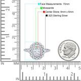 Art Deco Oval Natural Stone Beaded Ring