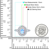 Art Deco Oval Natural Stone Beaded Ring