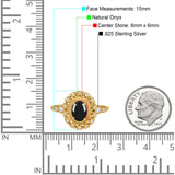 Art Deco Oval Natural Stone Beaded Ring