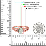 Art Deco Oval Natural Stone Wedding Ring