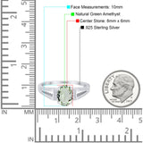 Art Deco Oval Natural Stone Wedding Ring