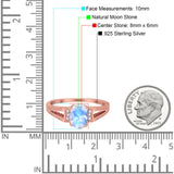 Art Deco Oval Natural Stone Wedding Ring