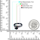 Round Natural Stone Engagement Ring