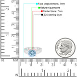 Vintage Style Round Natural Stone Ring