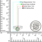 Vintage Style Round Natural Stone Ring