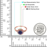 Round Halo CZ Ring