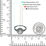 Round Halo CZ Ring