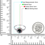 Round Halo CZ Ring