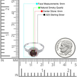 Round Halo CZ Ring