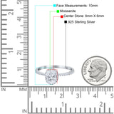 Art Deco Oval Hidden Halo Ring