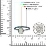 Art Deco Oval Hidden Halo Ring