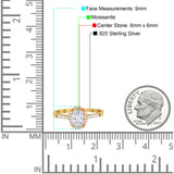 Art Deco Oval Natural Stone Wedding Ring