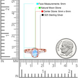 Art Deco Oval Natural Stone Wedding Ring