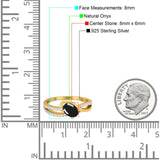 Oval Natural Stone Split Shank Ring