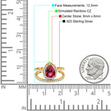 Pear Teardrop Ring