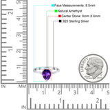 Art Deco Pear Teardrop Natural Stone Ring