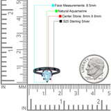 Art Deco Pear Teardrop Natural Stone Ring