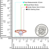 Art Deco Pear Teardrop Natural Stone Ring