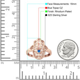 Evil Eye Hamsa Ring