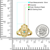 Evil Eye Hamsa Ring