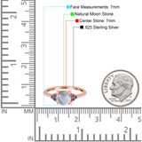 Art Deco Round Natural Stone Cluster Ring