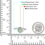 Art Deco Round Natural Stone Twisted Ring